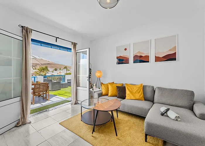 شقة Home2book Bright Playablanca, Terrace *